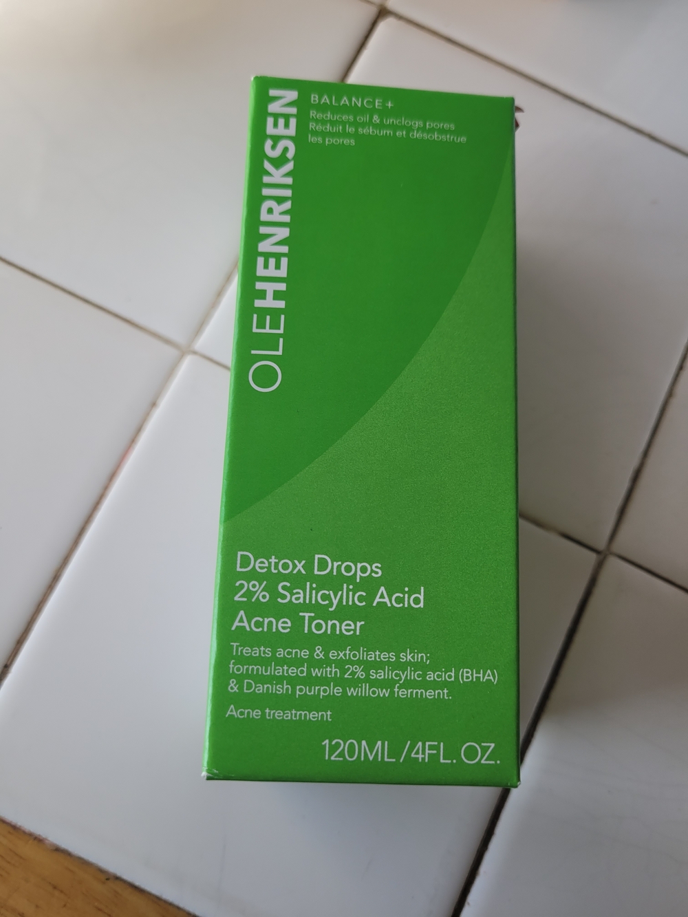 💗Ole Henriksen Green Detox Drops 2% Salicylic Acid Acne Toner - 💗